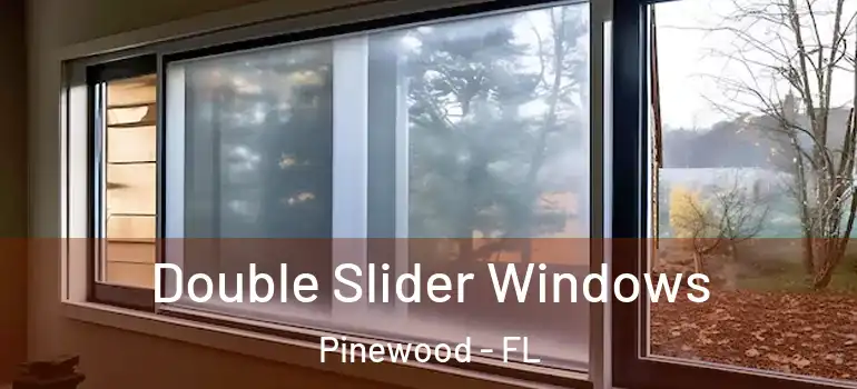  Double Slider Windows Pinewood - FL