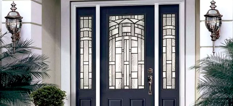 Stained Glass Door Panels in Pinewood, FL
