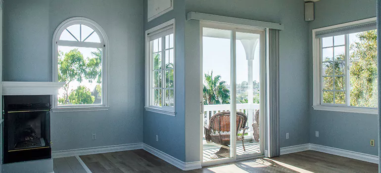 Tempered Glass Sliding Door inPinewood, FL