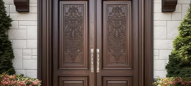 Double Front Doors in Pinewood, FL
