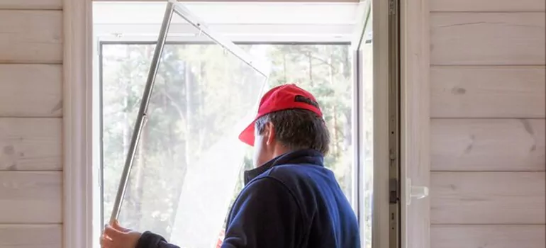Expandable Window Screen Installation in Pinewood, FL