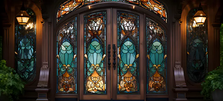Wrought Iron Storm Door in Pinewood, FL