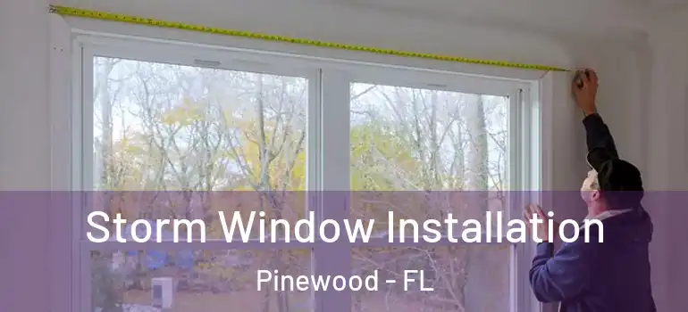  Storm Window Installation Pinewood - FL