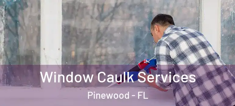 Window Caulk Services Pinewood - FL