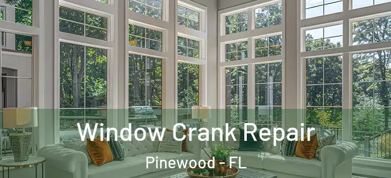  Window Crank Repair Pinewood - FL